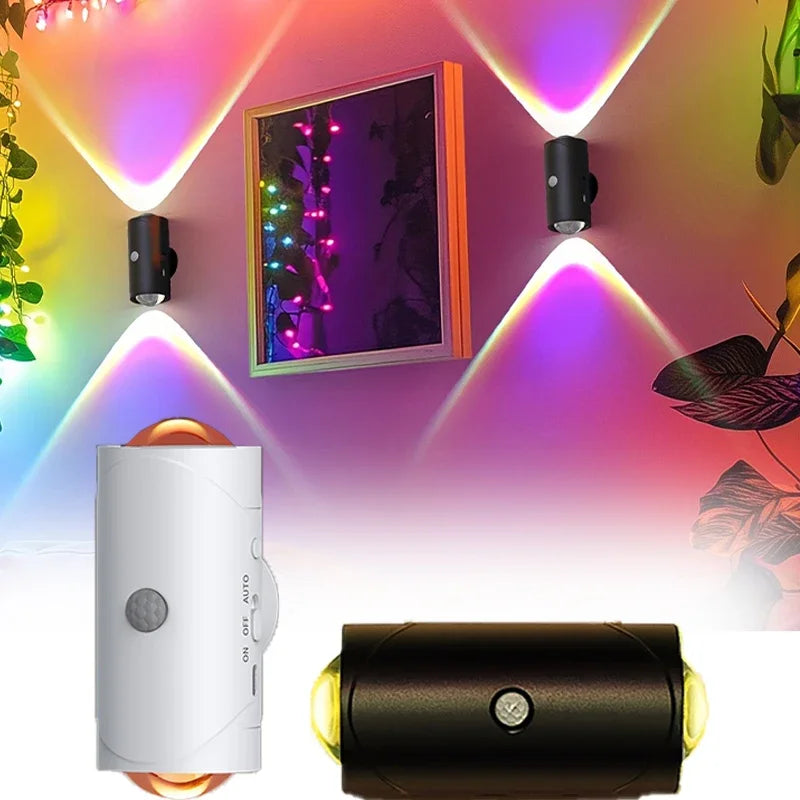 Smart Motion Sensor Night Light – RGB LED Lamp