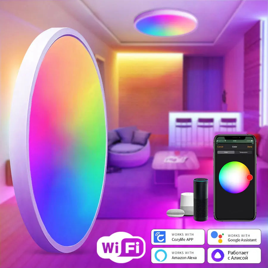 WiFi Smart LED Ceiling Lamp – 24W