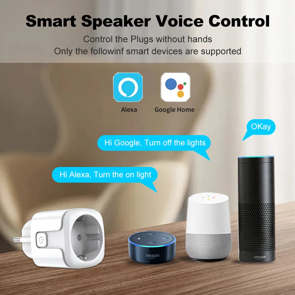 Manhot Zigbee2MQTT Smart Plug 20A – Energy Monitoring & Voice Control