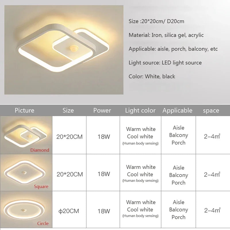 Modern LED Ceiling Light – SLCL010