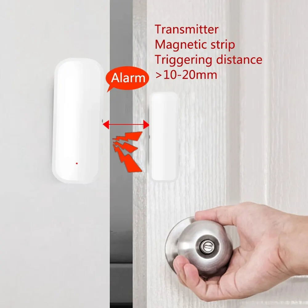 Elivco Tuya Smart WiFi Door & Window Sensor – Solar Powered