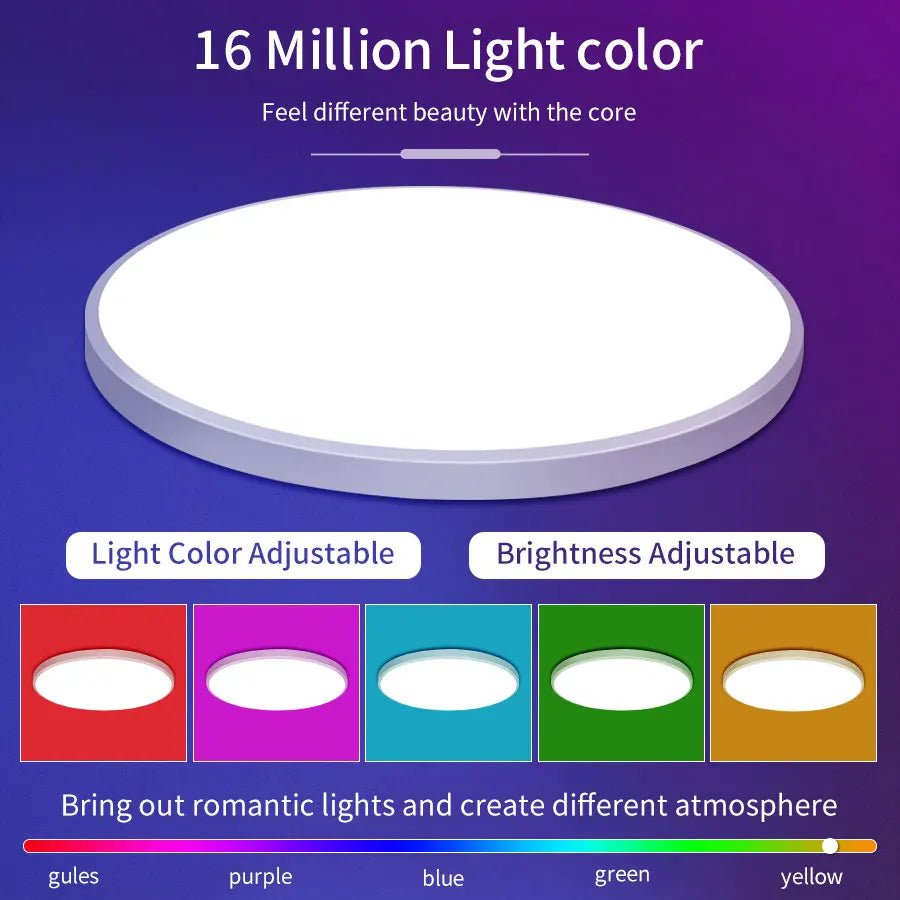WiFi Smart LED Ceiling Lamp – 24W