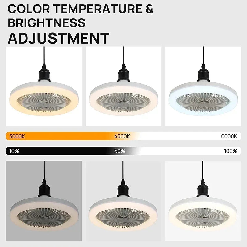 Smart 3-in-1 Ceiling Fan Light with Remote Control