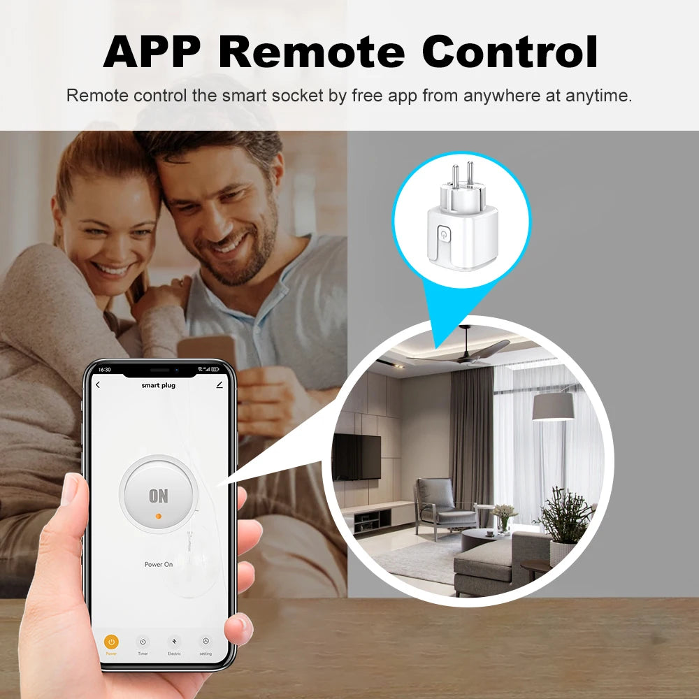 Manhot Zigbee2MQTT Smart Plug 20A – Energy Monitoring & Voice Control